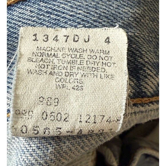 Levi Strauss 505 Regular Fit Straight Leg Medium Wash Men’s Jeans Size 38 X 30 - Picture 8 of 8